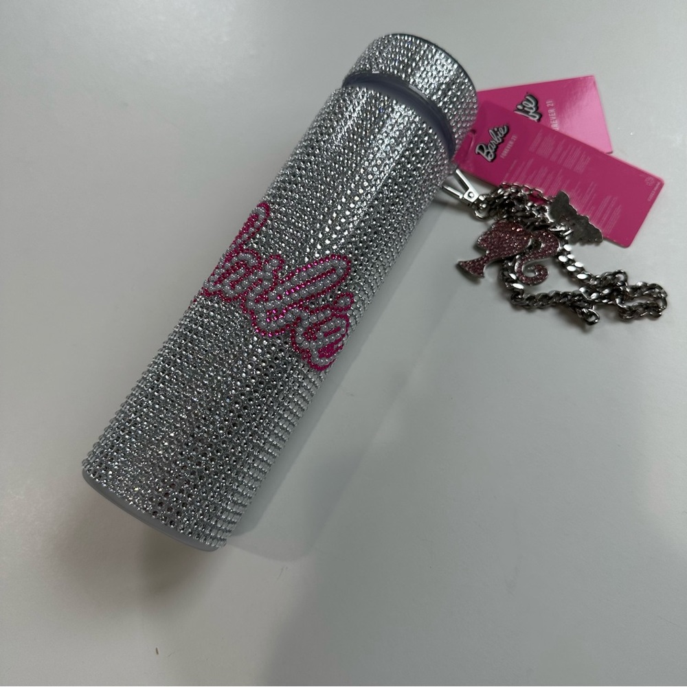Barbie x Forever 21 | Barbie Rhinestone Water Bottle - Picture 8 of 10